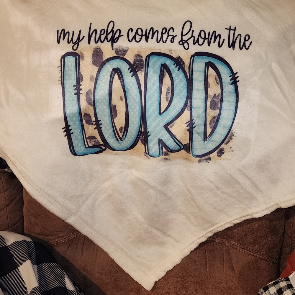 Custom sublimated fleece blanket  50x60